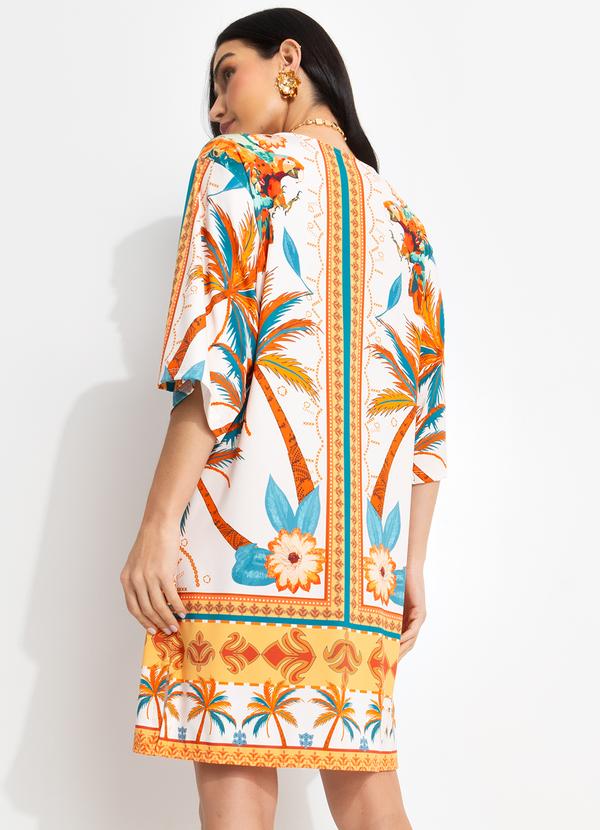 Quintess - Vestido Estampado em Malha Fria 2