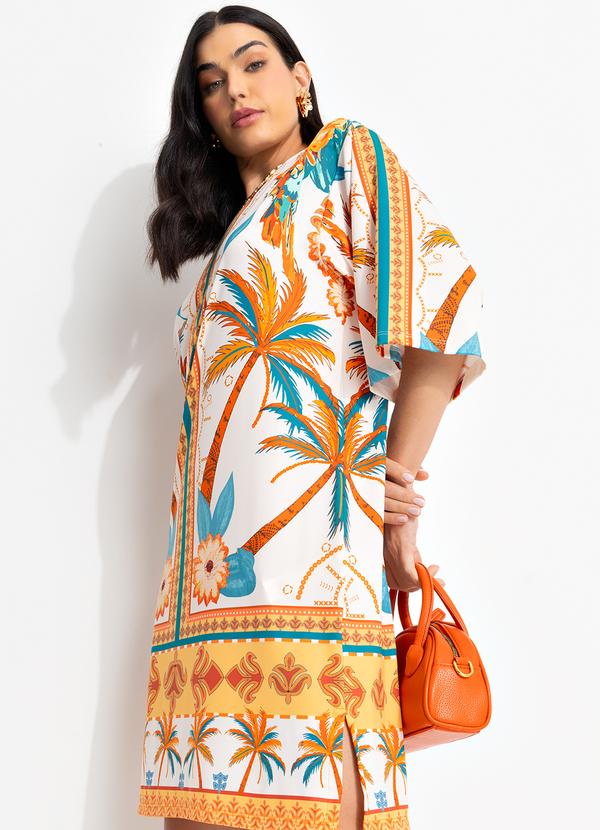 Quintess - Vestido Estampado em Malha Fria 6