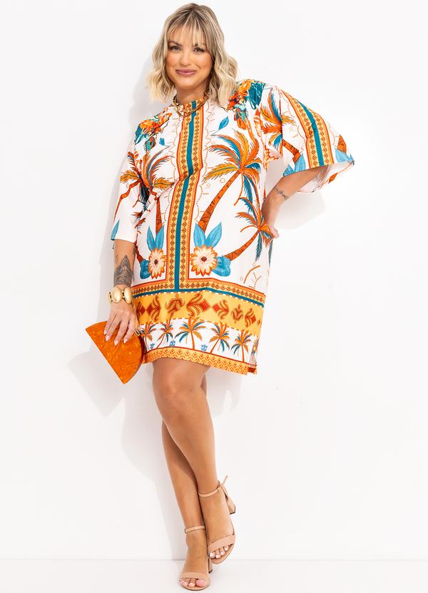 Quintess - Vestido Estampado em Malha Fria 9