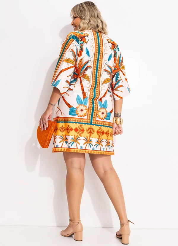 Quintess - Vestido Estampado em Malha Fria 10