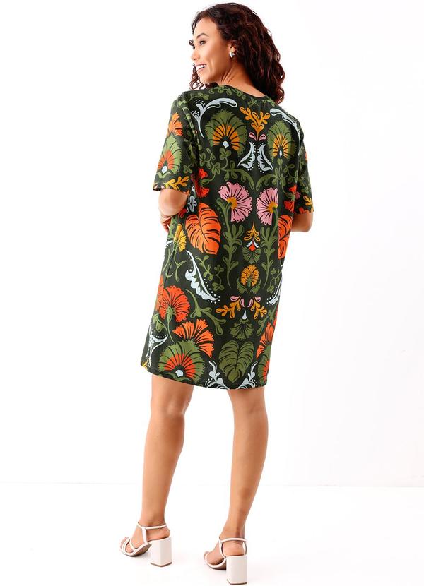 Farm - Vestido T-Shirt Dress Helena Verde 2