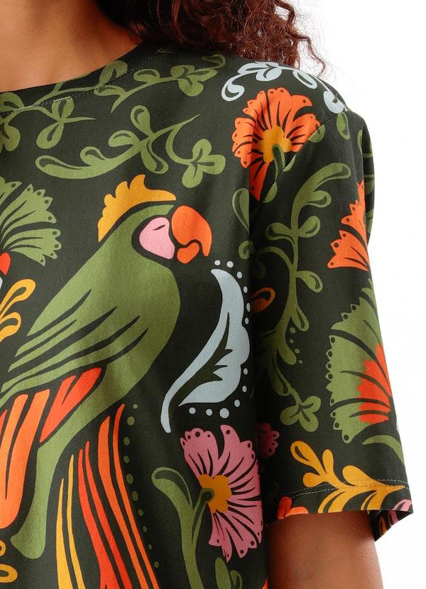 Farm - Vestido T-Shirt Dress Helena Verde 3