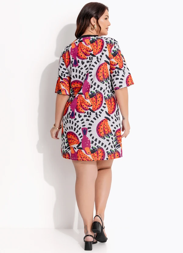 Quintess - Vestido Tucanos em Malha Crepe 11