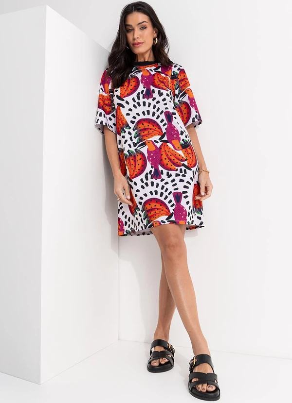Quintess - Vestido Tucanos em Malha Crepe 6
