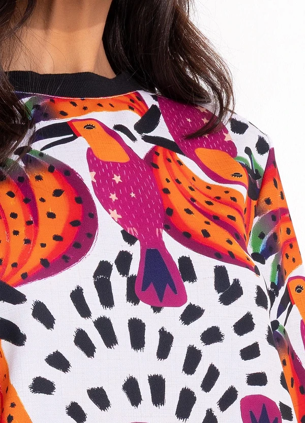 Quintess - Vestido Tucanos em Malha Crepe 7