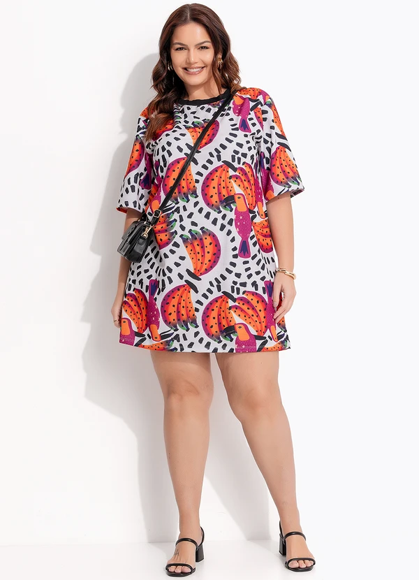 Quintess - Vestido Tucanos em Malha Crepe 10