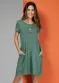 Quintess - Vestido com Bolsos Tie Dye Menta - variação: Verde