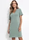 Quintess - Vestido Verde em Malha de Algodão - variação: Verde