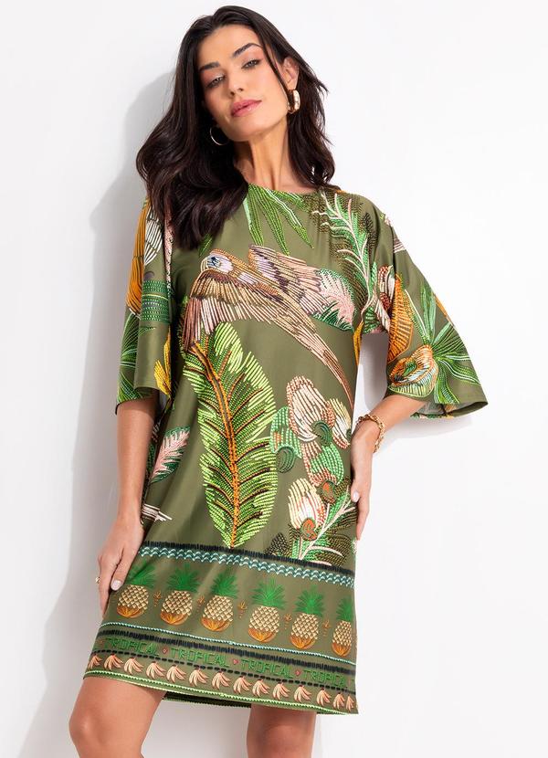 Vestido (Verde) em Malha Fria