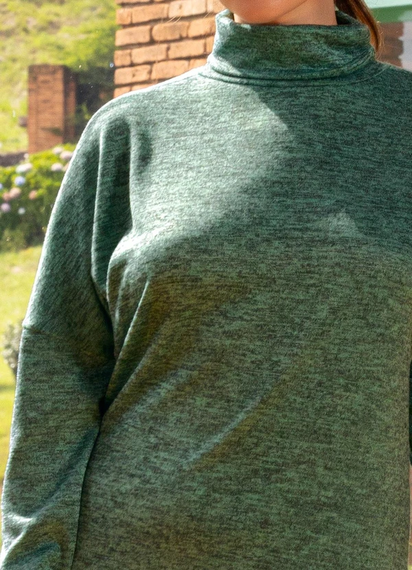 Quintess - Vestido Verde em Malha Tricô 7