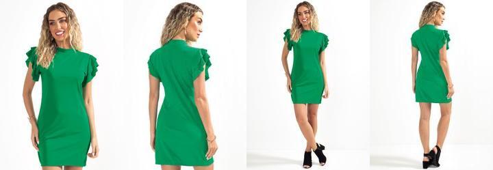 Vestido Verde em Malha