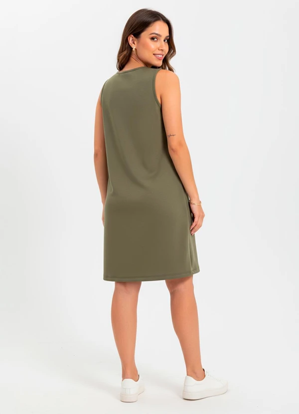 Quintess - Vestido Verde em Neoprene 3