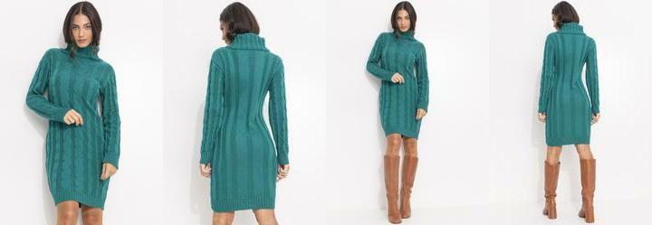 Vestido Verde em Tric