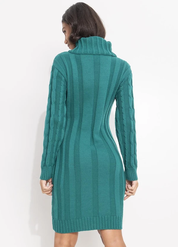 Quintess - Vestido Verde em Tricô 2