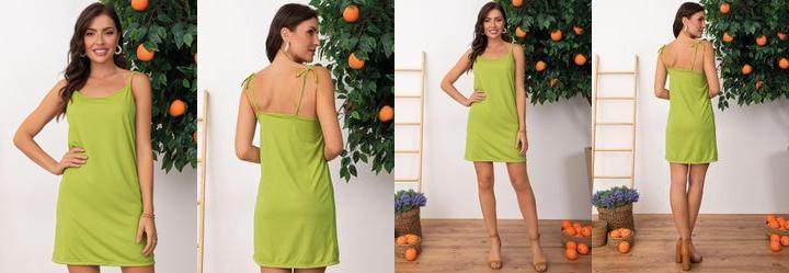 Vestido Verde Lima em Malha