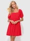 Enfim - Vestido Vermelho Curto Marias - variação: Vermelho