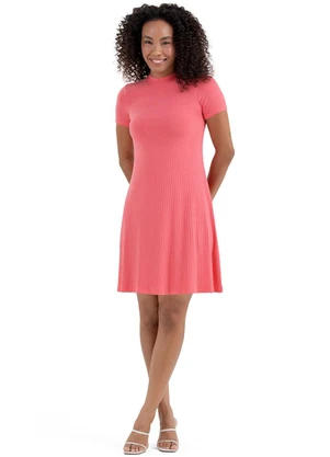 Outlet - Vestido Vibrant Summer Adulto Feminino Rosa  - OUTLET