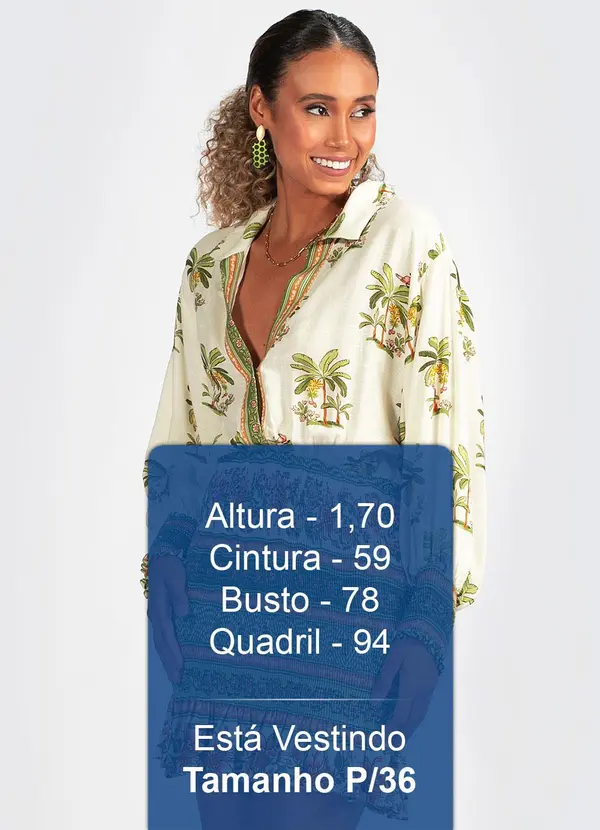 Farm - Vestido Viscose Luna Verde 5