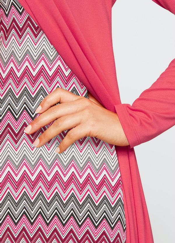 Queima Estoque - Vestido Visual Duplo Coral 10