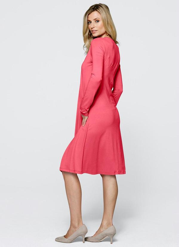 Queima Estoque - Vestido Visual Duplo Coral 6