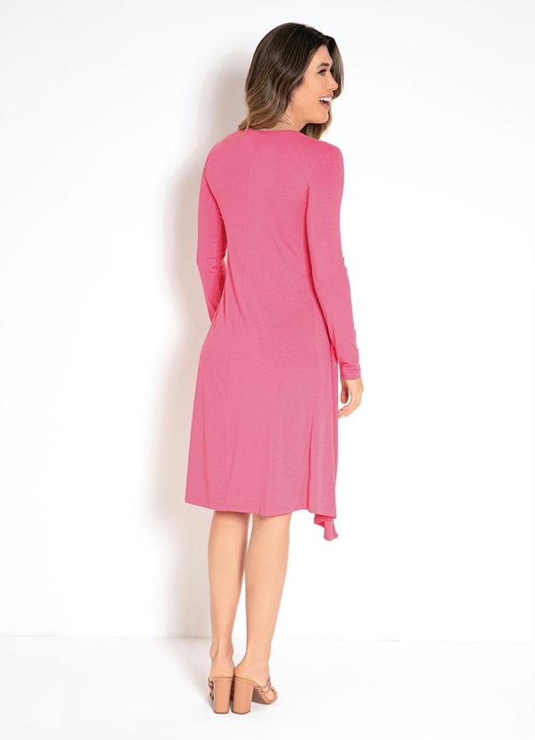 Queima Estoque - Vestido Visual Duplo Coral 4