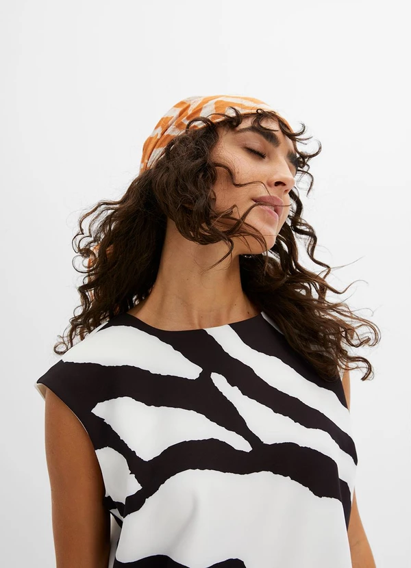 bonprix - Vestido Zebra em Neoprene 6