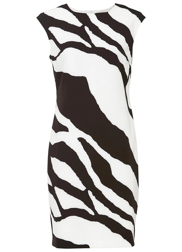 bonprix - Vestido Zebra em Neoprene 8