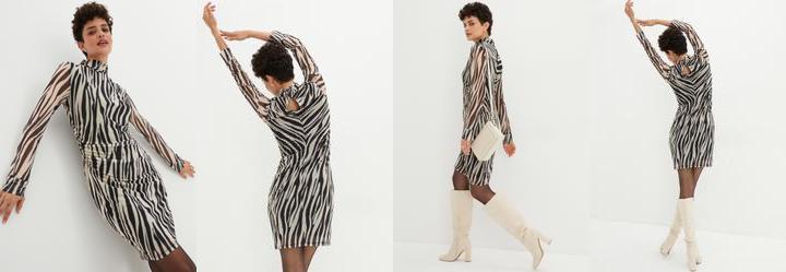 Vestido Zebra em Tule