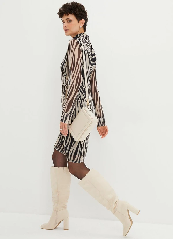 bonprix - Vestido Zebra em Tule 3