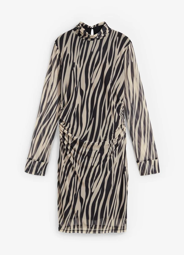bonprix - Vestido Zebra em Tule 7