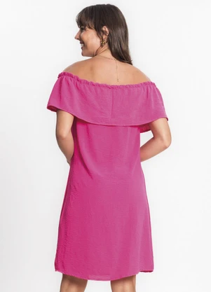 Rovitex - Vestido Ciganinha em Air Flow Rosa - ROVITEX