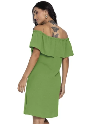 Rovitex - Vestido Ciganinha em Air Flow Verde - ROVITEX