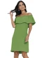 Rovitex - Vestido Ciganinha em Air Flow Rosa - variação: Verde