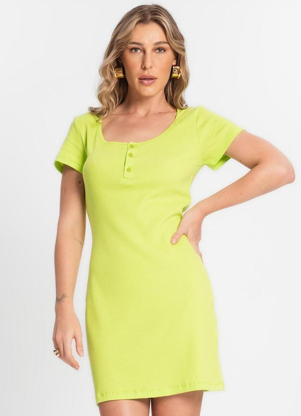 Endless - Vestidos Curto de Ribana Feminino Verde