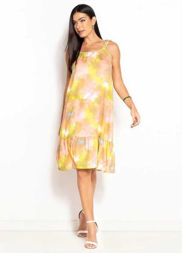 bonprix - Vestido Alça Dupla Rosa e Azul 3