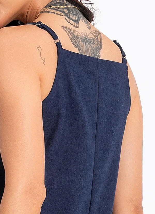 Quintess - Vestido Azul em Linho 12