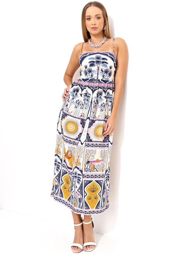 Farm - Vestido Cropped Chapada dos Veadeiros Bege 8