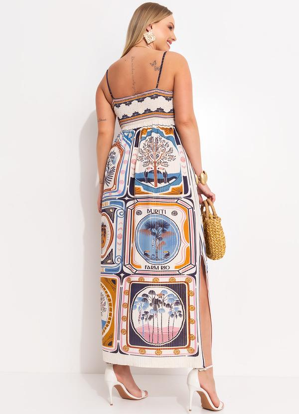 Farm - Vestido Cropped Selinhos do Cerrrado Bege 8