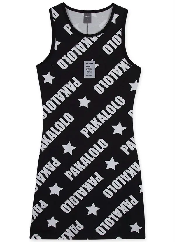 Pakalolo - Vestido Curto Feminino Preto 3