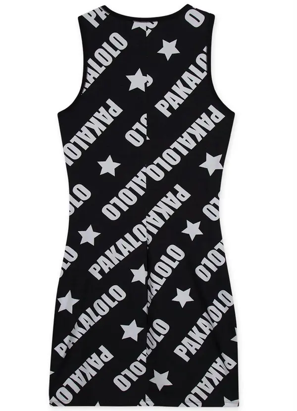 Pakalolo - Vestido Curto Feminino Preto 4