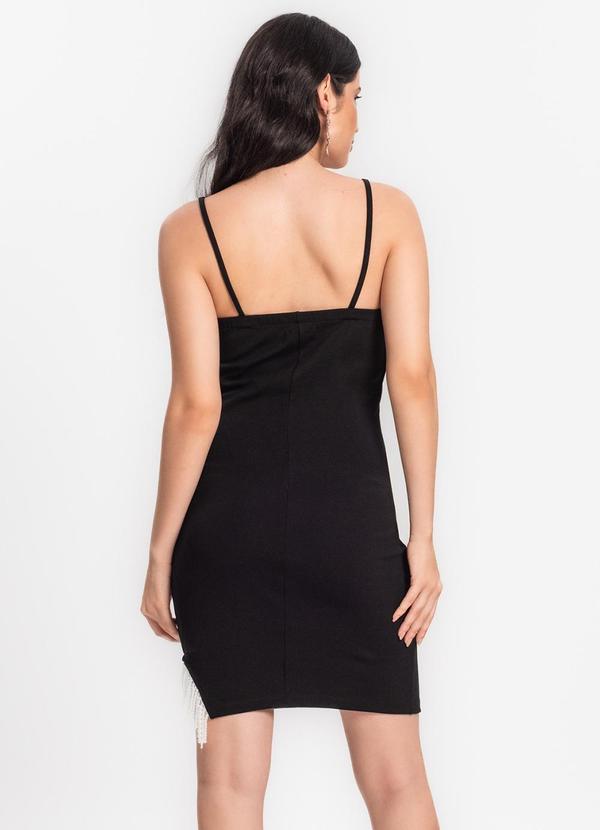 Endless - Vestido Feminino em Ponto Roma Preto 2