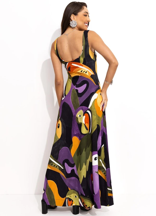 Farm - Vestido Languido Voo Doce Preto 2