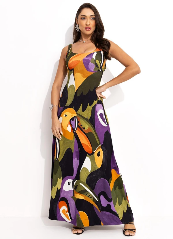 Farm - Vestido Languido Voo Doce Preto 6