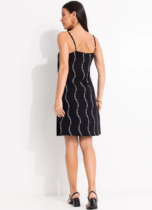 Quintess - Vestido Listra Renovada em Malha de Viscose 5