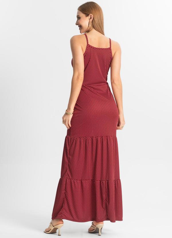 Select - Vestido Longo Feminino Transpassado Vermelho 2