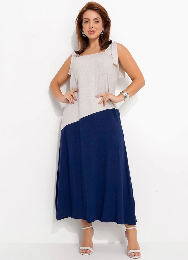 Quintess - Vestido Off White em Malha de Viscose 6