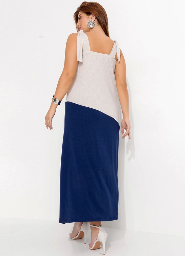 Quintess - Vestido Off White em Malha de Viscose 7