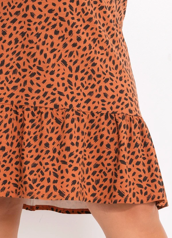 Quintess - Vestido Pinceladas em Malha de Viscose 13