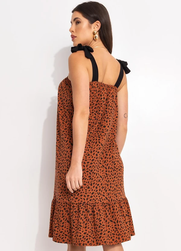 Quintess - Vestido Pinceladas em Malha de Viscose 2