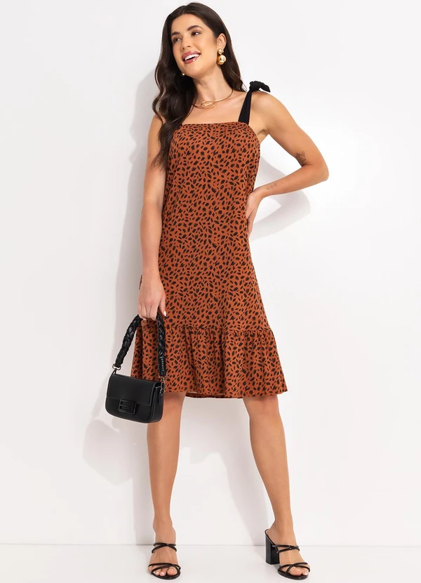 Quintess - Vestido Pinceladas em Malha de Viscose 3